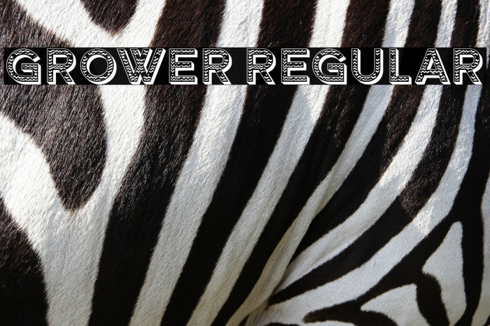 Grower Regular Font examples