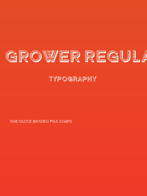 Grower Regular Poster
