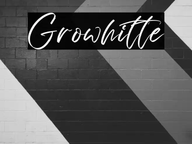 Growhitte خط examples