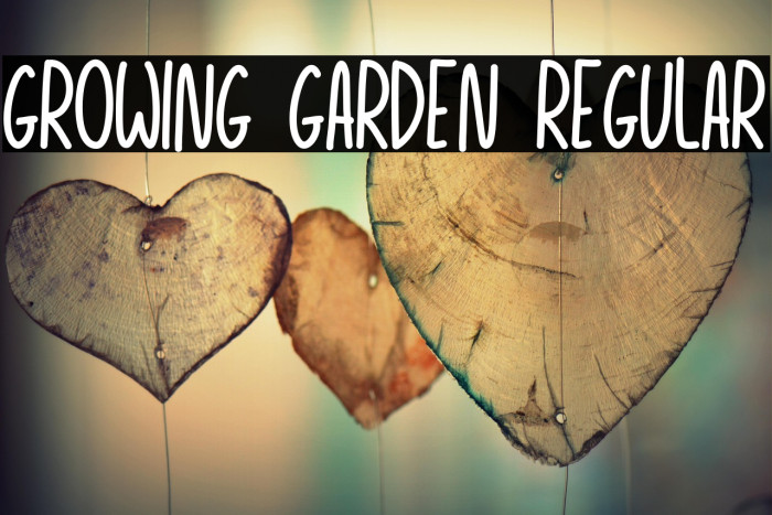 Growing Garden Regular Example 2