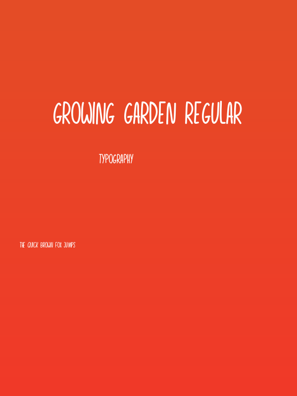 Growing Garden Regular Poster
