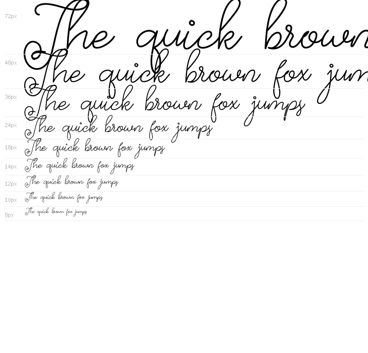 Growing Script free Waterfall