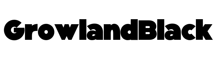 Growland Black  Frei Schriftart Herunterladen