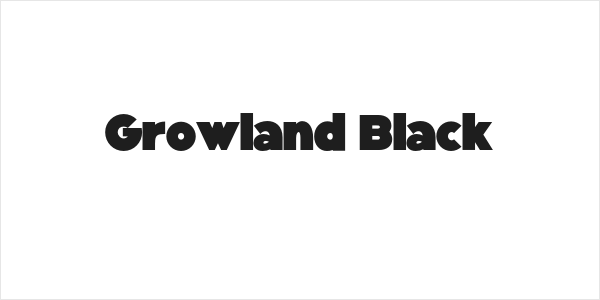 Growland Black Logo
