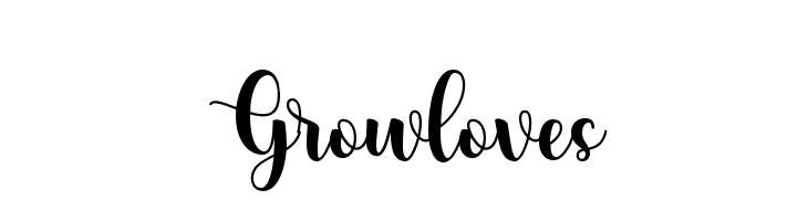 Growloves  नि: शुल्क फ़ॉन्ट्स डाउनलोड