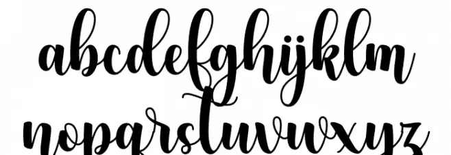 Growloves Font LOWERCASE