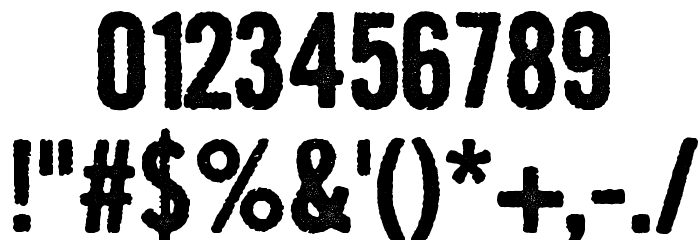 Growly Grin Font OTHER CHARS