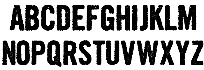 Growly Grin Font LOWERCASE
