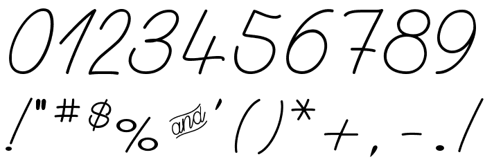 Grown Localy Font OTHER CHARS