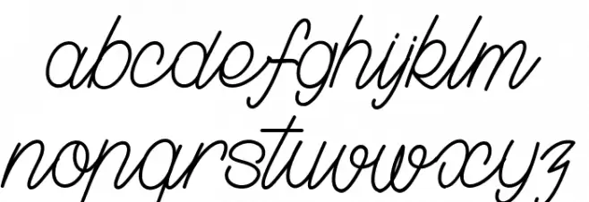 Grown Localy_PersonalUseOnly 字体 小写