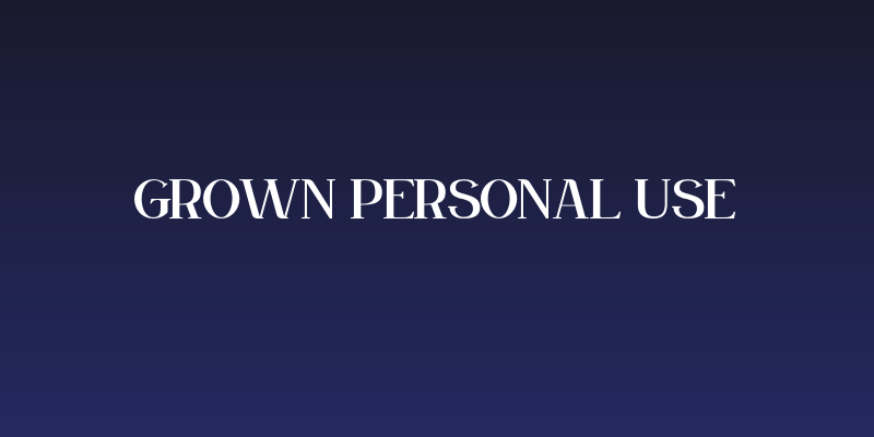 Grown Personal Use Social Header
