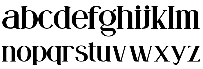 Grown Personal Use Font LOWERCASE