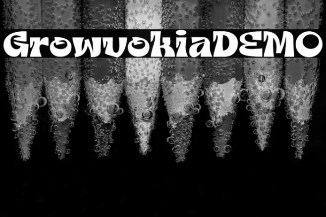 GrowvokiaDEMO Font examples