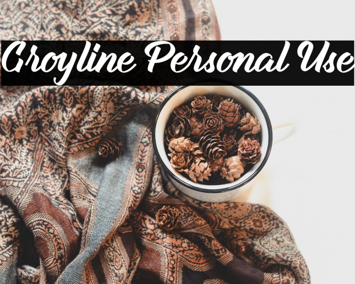 Groyline Personal Use Example 1