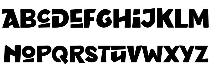 Grozel Font LOWERCASE