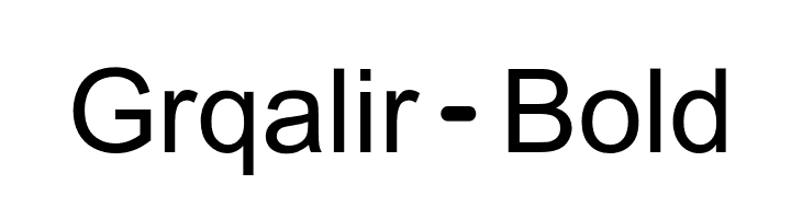Grqalir-Bold  Free Fonts Download