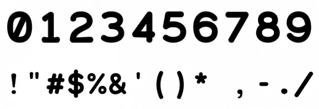 Grqalir-Bold Font OTHER CHARS