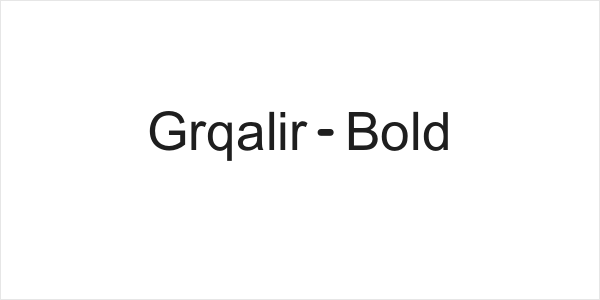 Grqalir-Bold Logo