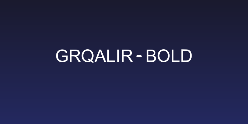 Grqalir-Bold Social Header