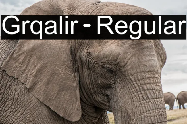 Grqalir-Regular Example 1