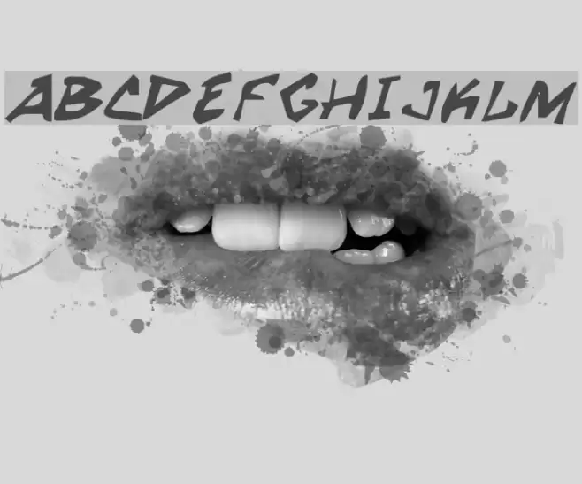 Grrrrrr Bold Font examples