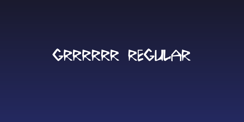 Grrrrrr Regular Social Header