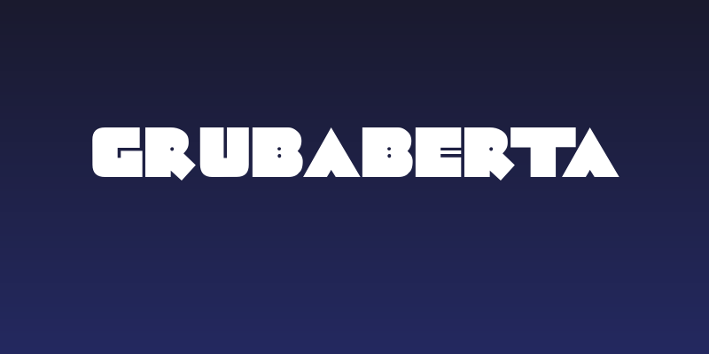GrubaBerta Social Header