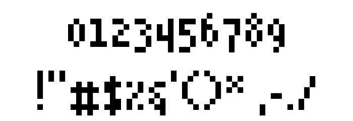 Grudblitter Font Alte caractere