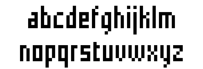 Grudblitter Font Litere mici