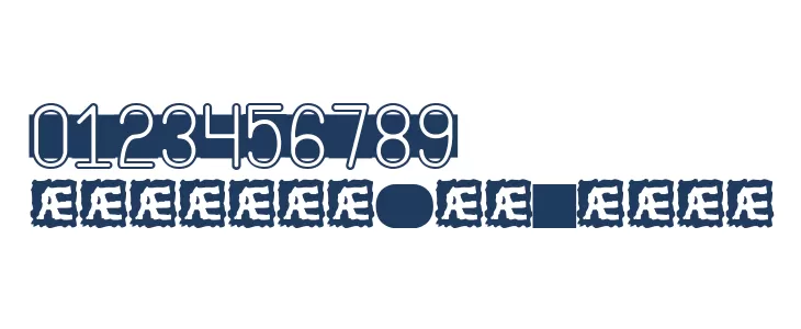 Grudge BRK Font OTHER CHARS