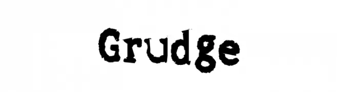 Grudge  नि: शुल्क फ़ॉन्ट्स डाउनलोड