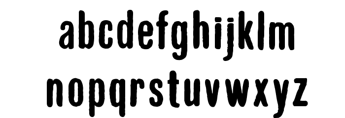 GruenLemonograf Font LOWERCASE
