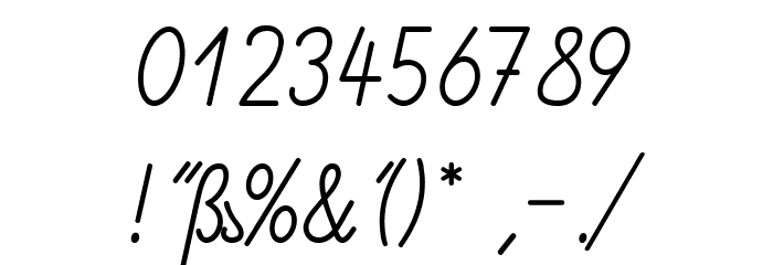 Gruenewald VA Regular Font OTHER CHARS