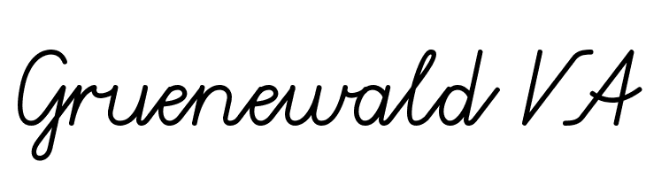 Gruenewald VA Font