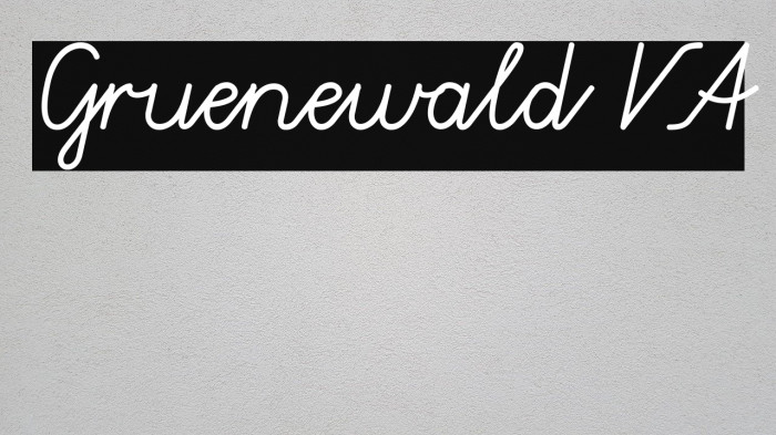 Gruenewald VA Example 1