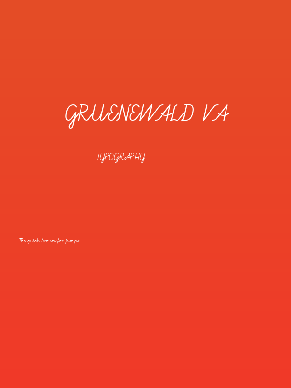 Gruenewald VA Poster