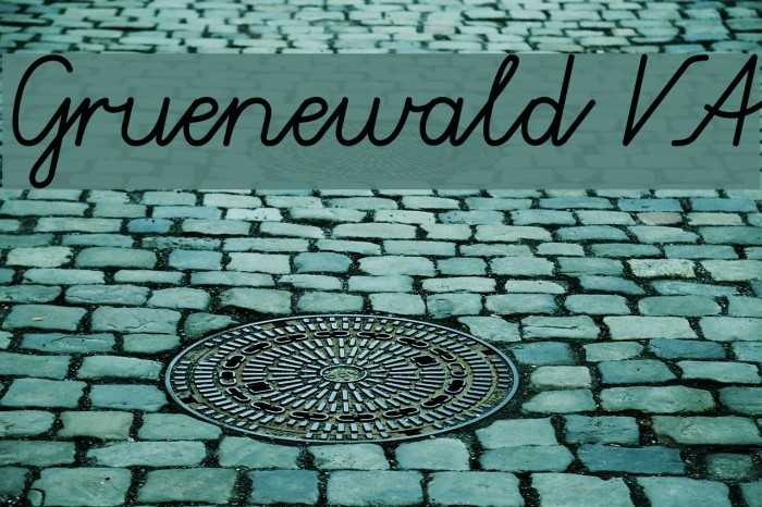 Gruenewald VA Font examples