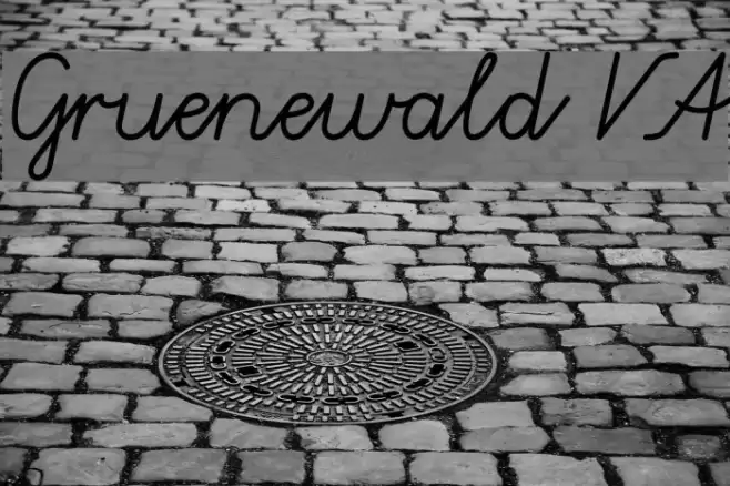 Gruenewald VA خط examples