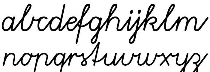 Gruenewald VA Font LOWERCASE