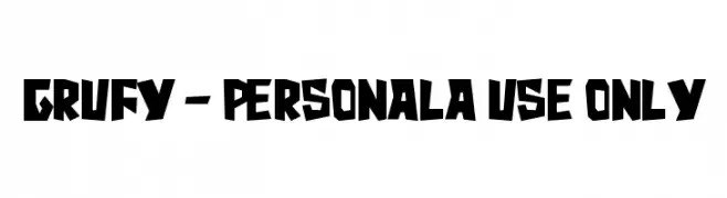 Grufy - Personala use only  لخطوط تنزيل