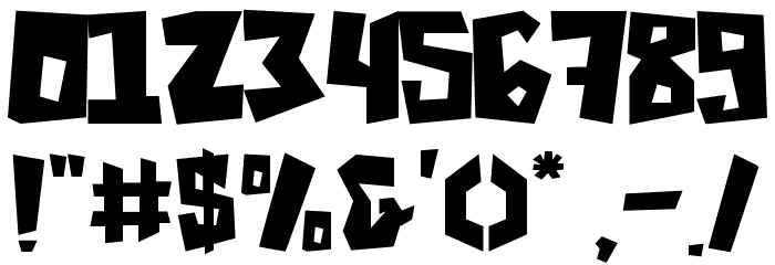 Grufy - Personala use only Font OTHER CHARS