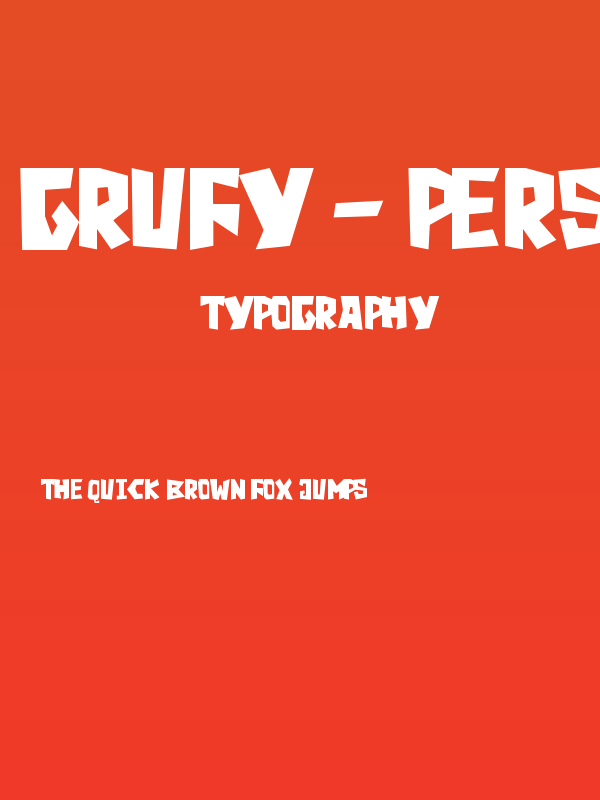 Grufy - Personala use only Poster