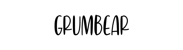 Grumbear  免费字体下载