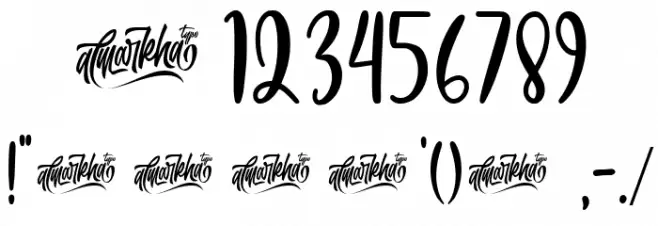 Grumbear Font OTHER CHARS