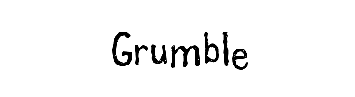 Grumble Font