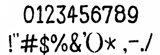 GrumbleOT Font OTHER CHARS