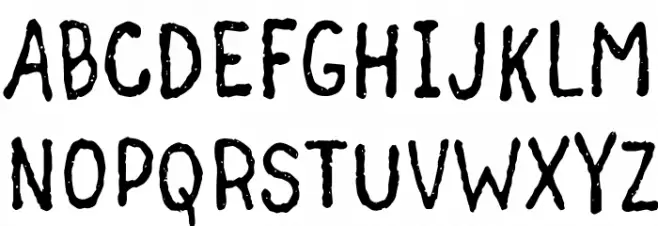 GrumbleOT Font Litere mari