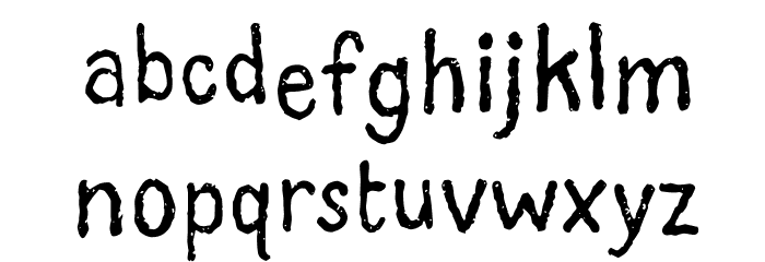GrumbleOT Font LOWERCASE