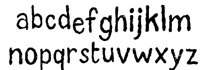 Grumble Font LOWERCASE