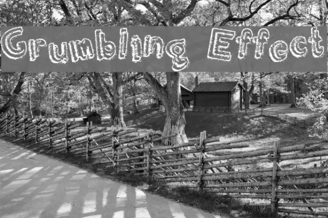 Grumbling Effect Font examples